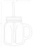 Pa≈üabah√ße 80388 Metal Green Cup with Lid, Straw and Handle, 450 cc